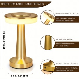 2pcs Modern Lamp with USB- Touch Dimmer & RGB Color-Changing, Adjustable Brightness, Metal Table Lamp for Bedside, Living Room, Office - Lighting with Switch Control, Compatible with Smart Devices (iPhone/iPad)