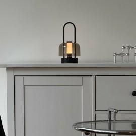 [Vintage Table Lamp] Vintage Table Lamp with Touch Control, USB-Powered Cordless Desk Light, Dimmable Bedside Lighting with Warm White/Neutral/cool Daylight, Portable Vintage Lighting for Living Room