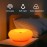 Orange Donut Table Lamp, Adjustable Brightness, USB Powered And Rechargeable, Touch Control, Perfect for Decorating Nightstands, Desks, Living Rooms, Bedrooms, And Home Offices.Cordless Table, Bedside Lamp, Eye Caring Dimmable LED Touch Nightlights