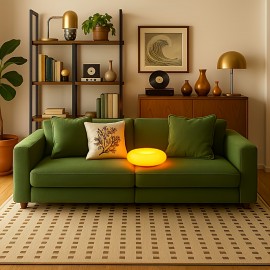 Orange Donut Table Lamp, Adjustable Brightness, USB Powered And Rechargeable, Touch Control, Perfect for Decorating Nightstands, Desks, Living Rooms, Bedrooms, And Home Offices.Cordless Table, Bedside Lamp, Eye Caring Dimmable LED Touch Nightlights