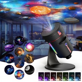 8th Gen Upgraded for galaxy Projector, Planetarium Star Projector for galaxy Night Light, 360 Rotating Nebula with Adjustable Knob And Timer for Ceiling, Gifts, Room Decor;Transform Bedroom Or Living Room Into A Mysterious Cosmic Atmosphere