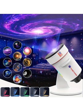 8th Gen Upgraded for galaxy Projector, Planetarium Star Projector for galaxy Night Light, 360 Rotating Nebula with Adjustable Knob And Timer for Ceiling, Gifts, Room Decor;Transform Bedroom Or Living Room Into A Mysterious Cosmic Atmosphere