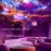 LED Starry Sky Floor Lamp, Home Ambiance Light, USB Night Light, Portable Reading Desk Lamp, Suitable for: Bedroom Bedside Lamp, Dining Room, Party, Valentine'S Day Gift, Holiday Gift, Christmas Gift