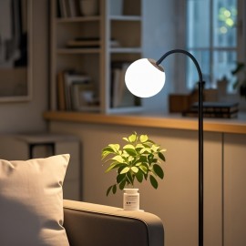 LED 3D Simulation Moon Floor Lamp, USB Plug-in Floor Lamp, Office Floor Lamp, Modern Romantic Art Floor Lamp, Bedside Lighting Floor Lamp, Portable Floor Lamp, Suitable for Home Lighting, Bedroom Lighting, Restaurant Lighting, Office Lighting