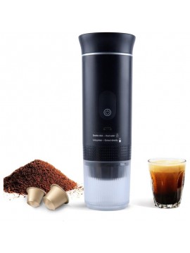 Portable Self-Heating Espresso Machine - - Coffee Maker with, Compatible with Ground Coffee Beans, Compact for Travel, Camping, Office - No External Power/, Espresso Maker (Not a coffee machine)