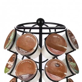 Rotating Coffee Capsule Storage Rack, Compatible with for 35 Capsules