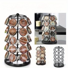 Rotating Coffee Capsule Storage Rack, Compatible with for 35 Capsules