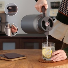 316 Stainless Steel Vacuum Insulated Water Heater - Large Capacity, No Electricity Needed, Portable for Home & Office Use, Durable & Easy to Clean, Perfect for Tea, Coffee, and More, Office Water Heater