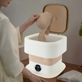 Portable Mini Washing Machine: Foldable, Lightweight & Space-Saving For Home & Travel