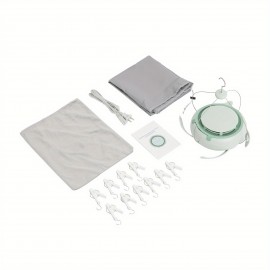 Portable Electric Clothes Dryer with Timer - Heavy-Duty Compact Laundry dryer, Foldable Space-Saving Design, Overload Protection, for Apartments, RV, Dorm, Travel - Lightweight & Stable, Includes Hanging Clips & Storage Bag