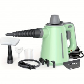 Steam Cleaner, Handheld Pressurized Steamer for Home Use, Multi-Surface Cleaning with 10 Accessories & Safety Lock, Deep Cleans Floor, Grout, Upholstery, Car And Grease, Deep Cleaning Device, Grease Removal Tool