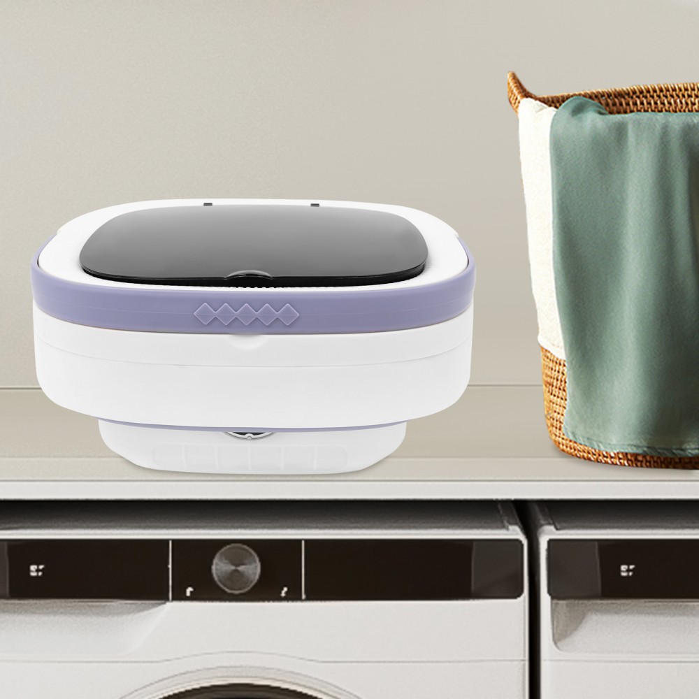 12 Liters Portable Folding Mini Washer - Upgraded Large Capacity for Underwear And Small Items, Suitable for Apartments, Dormitories, RV Traveling